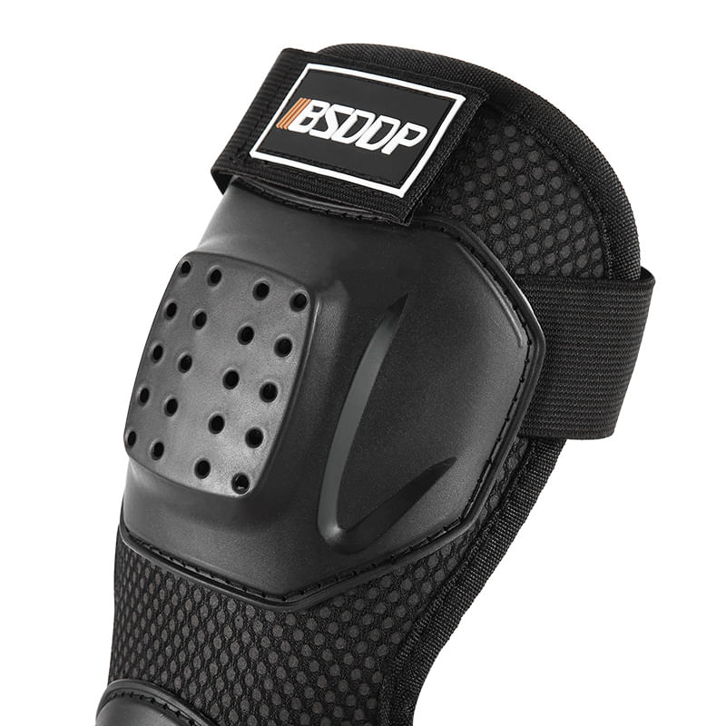Auto si Moto - Moto - Accesorii moto si consumabile - Set Protectii Moto pentru Genunchi si Coate, ABS Durabil, Usoare, Confortabile, Reglabile, Pentru Moto, Scuter, Negru - Infinity.ro