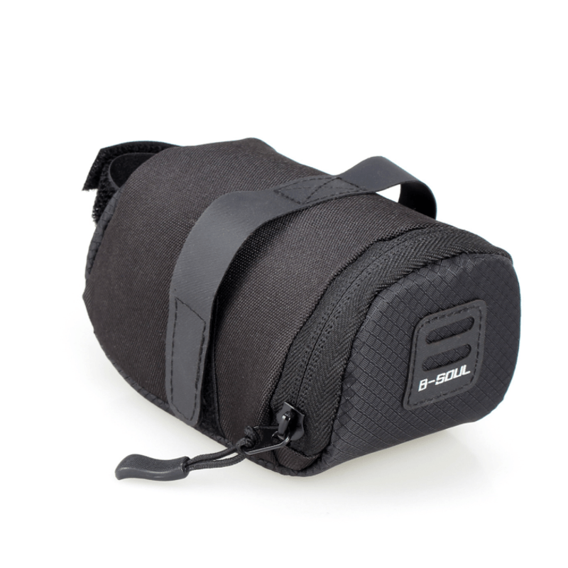 Auto si Moto - Moto - Accesorii moto si consumabile - Geanta pentru scaun de Bicicleta, Montare Usoara, Curea Reglabila, Material Durabil ABS, Depozitare Compacta, Negru - Infinity.ro