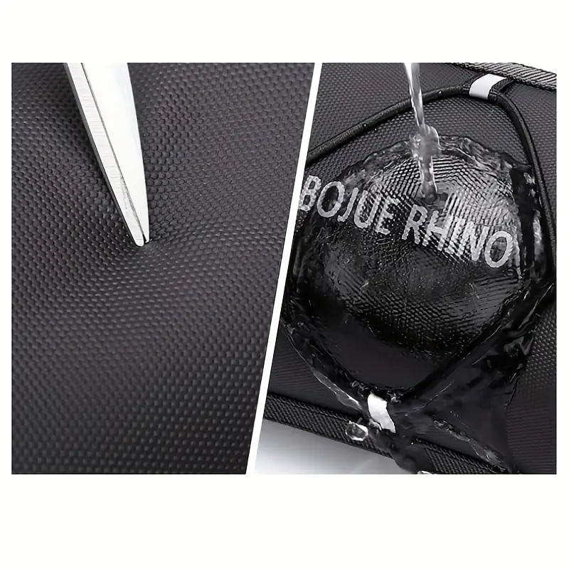 Auto si Moto - Moto - Accesorii moto si consumabile - Geanta Portbagaj Bicicleta 2.5L, Impermeabila, 24x10 cm, cu Curea de Umar, Geanta Ghidon pentru Depozitare, Negru - Infinity.ro