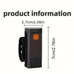 Sport si Outdoor - Role, trotinete si skateboard - Piese si accesorii trotinete - Far bicicleta fata LED,Lumina frontala puternica,cu unghi larg de 155 de grade,incarcare USB,baterie reincarcabila,Negru - Infinity.ro