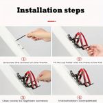 Sport si Outdoor - Role, trotinete si skateboard - Piese si accesorii trotinete - Suport sticla apa pentru bicicleta, montare pe cadru, plastic PC durabil, cu suruburi si inbus incluse,Rosu Galben - Infinity.ro