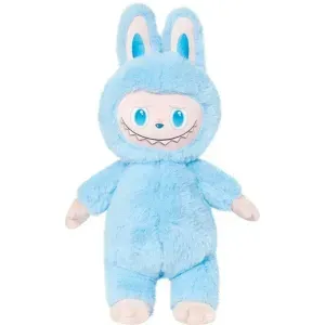 Jucarie Plus Tip Labubu Mostrulet Dragalas ABYZ Dimensiune 30cm Culoare Bleu
