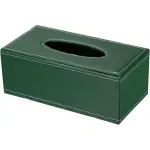 Casa si Gradina - Mobilier - Organizare si depozitare - Cutii depozitare - Cutie pentru Servetele, Piele Ecologica, dimensiuni 24x12x8, 5cm, culoare Verde ABYZ - Infinity.ro