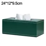 Casa si Gradina - Mobilier - Organizare si depozitare - Cutii depozitare - Cutie pentru Servetele, Piele Ecologica, dimensiuni 24x12x8, 5cm, culoare Verde ABYZ - Infinity.ro