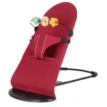 Casa si Gradina - Mobilier - Mobilier copii - Balansoare, leagane si hamace - Scaun de dormit pentru bebelusi din plastic durabil ABYZ leagan balansoar potrivit pentru varsta 0-12 luni rosu - Infinity.ro