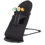 Casa si Gradina - Mobilier - Mobilier copii - Balansoare, leagane si hamace - Scaun de dormit pentru bebelusi din plastic durabil ABYZ leagan balansoar potrivit pentru varsta 0-12 luni negru - Infinity.ro
