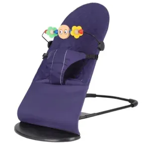 Scaun de dormit pentru bebelusi din plastic durabil ABYZ leagan balansoar potrivit pentru varsta 0-12 luni violet