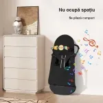 Casa si Gradina - Mobilier - Mobilier copii - Balansoare, leagane si hamace - Scaun de dormit pentru bebelusi din plastic durabil ABYZ leagan balansoar potrivit pentru varsta 0-12 luni negru - Infinity.ro