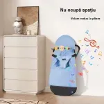 Casa si Gradina - Mobilier - Mobilier copii - Balansoare, leagane si hamace - Scaun de dormit pentru bebelusi din plastic durabil ABYZ leagan balansoar potrivit pentru varsta 0-12 luni albastru - Infinity.ro