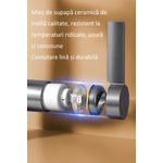 Casa si Gradina - Sanitare - Chiuveta bucatarie si accesorii - Baterii bucatarie - Baterie baie / bucatarie BRIVOO AquaSpa, dus extractibil, Display LED temperatura, 3 moduri curgere apa, corp metal - Infinity.ro