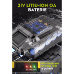 Casa si Gradina - Constructii - Scule electrice si accesorii - Masini de gaurit si insurubat - Autofiletanta Brivoo® 36V cu 2 acumulatori Li-Ion 2Ah, 30 accesorii, valiza transport, 1700 RPM, cuplu 30 Nm, 2 viteze - Infinity.ro