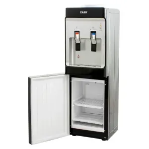 Dozator apa ZASS ZWD-10 CR cu mini-frigider 12L, compresor, rezervoare inox, 550W incalzire, 80W racire, Brivoo®