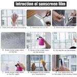 Casa si Gradina - Constructii - Ferestre si accesorii - Accesorii ferestre - Folie protectie solara geamuri 75x200 cm, cu efect oglinda, protectie UV si infrarosu, anticaldura - Infinity.ro