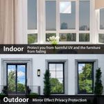 Casa si Gradina - Constructii - Ferestre si accesorii - Accesorii ferestre - Folie protectie solara geamuri 75x200 cm, cu efect oglinda, protectie UV si infrarosu, anticaldura - Infinity.ro