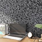 Casa si Gradina - Decoratiuni - Tapet - Folie adeziva imitatie lemn gri inchis, rola 40cmx5m, autocolant impermeabil pentru mobilier, blat bucatarie, pereti - Infinity.ro