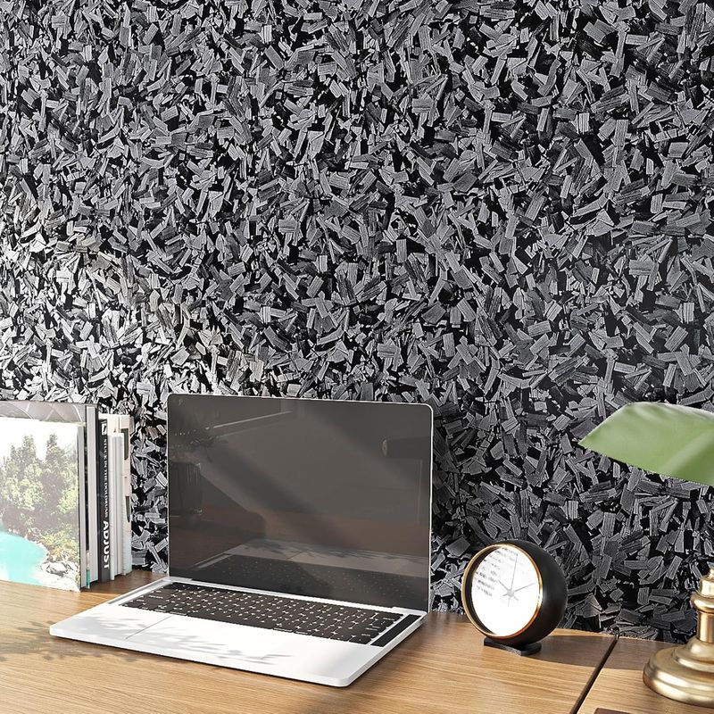 Casa si Gradina - Decoratiuni - Tapet - Folie adeziva imitatie lemn gri inchis, rola 40cmx5m, autocolant impermeabil pentru mobilier, blat bucatarie, pereti - Infinity.ro