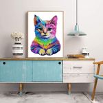 Jucarii, Copii si Bebe - Jucarii si jocuri - Jucarii & jocuri educative - Seturi de artizanat - Set artizanat pictura cu diamante 5D canvas, 30x40 cm, hobby creativ, cadou pentru copii si adulti - Infinity.ro