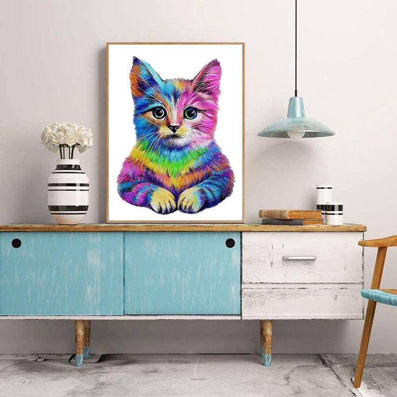 Jucarii, Copii si Bebe - Jucarii si jocuri - Jucarii & jocuri educative - Seturi de artizanat - Set artizanat pictura cu diamante 5D canvas, 30x40 cm, hobby creativ, cadou pentru copii si adulti - Infinity.ro