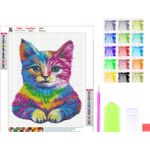 Jucarii, Copii si Bebe - Jucarii si jocuri - Jucarii & jocuri educative - Seturi de artizanat - Set artizanat pictura cu diamante 5D canvas, 30x40 cm, hobby creativ, cadou pentru copii si adulti - Infinity.ro