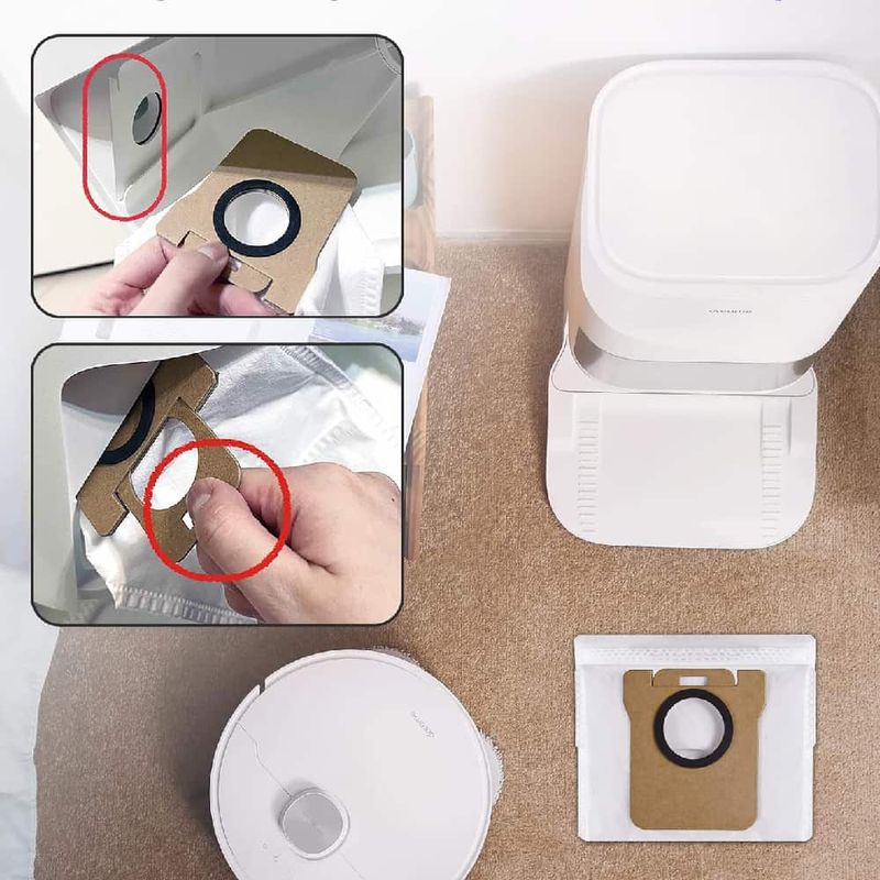 Electronice si Electrocasnice - Ingrijirea locuintei - Accesorii aparate pentru ingrijirea locuintei - Set 3 saci praf PAA-home compatibili cu aspiratorul Dreame Bot D10 Plus Model RLS3D - Infinity.ro
