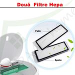 Electronice si Electrocasnice - Ingrijirea locuintei - Accesorii aparate pentru ingrijirea locuintei - Set doua filtre, PAA-home compatibile cu aspiratorul Dreame Bot D10 Plus Model RLS3D - Infinity.ro