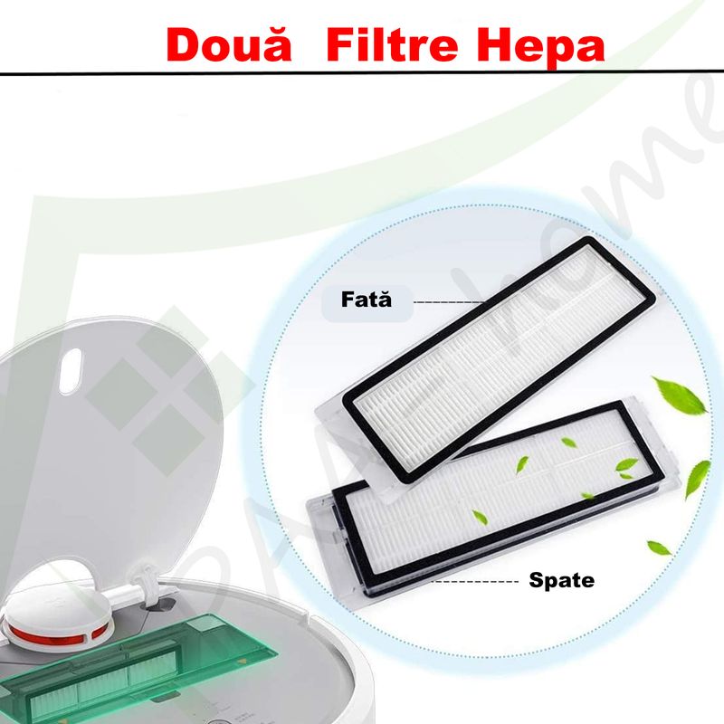 Electronice si Electrocasnice - Ingrijirea locuintei - Accesorii aparate pentru ingrijirea locuintei - Set doua filtre, PAA-home compatibile cu aspiratorul Dreame Bot D10 Plus Model RLS3D - Infinity.ro