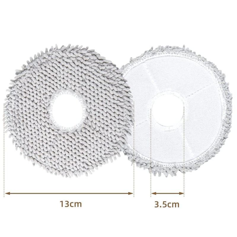 Electronice si Electrocasnice - Ingrijirea locuintei - Accesorii aparate pentru ingrijirea locuintei - Set 2 lavete PAA-home compatibile cu aspiratoarele Xiaomi X20 Max / X20 Pro - Infinity.ro