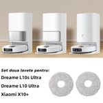 Electronice si Electrocasnice - Ingrijirea locuintei - Accesorii aparate pentru ingrijirea locuintei - Set 2 lavete PAA-home compatibile cu aspiratoarele Xiaomi X20 Max / X20 Pro - Infinity.ro