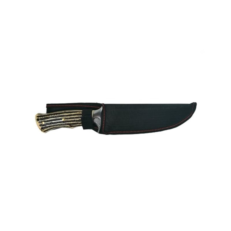 Sport si Outdoor - Camping - Cutite, bricege si accesorii - Cutite si bricege - Set trei cutite vanatoare, lama otel zimtata, DEPOX®, 30 cm, teaca inclusa - Infinity.ro