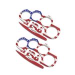 Sport si Outdoor - Sporturi de contact - Produse autoaparare - Set doua rozete, American Flag, DEPOX®, 11 cm, multicolor - Infinity.ro