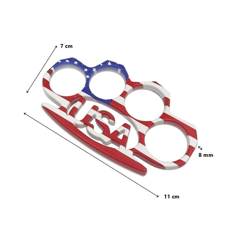 Sport si Outdoor - Sporturi de contact - Produse autoaparare - Rozeta, American Flag, DEPOX®, 11 cm, multicolor - Infinity.ro