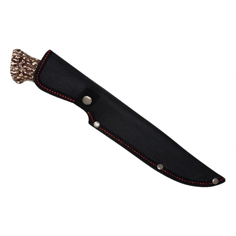 Sport si Outdoor - Camping - Cutite, bricege si accesorii - Cutite si bricege - Cutit de vanatoare, Antler, DEPOX®, 21 cm, maro - Infinity.ro