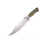 Sport si Outdoor - Camping - Cutite, bricege si accesorii - Cutite si bricege - Set de doua cutite vanatoare, lama otel zimtata,DEPOX®, 30 cm, teaca inclusa - Infinity.ro
