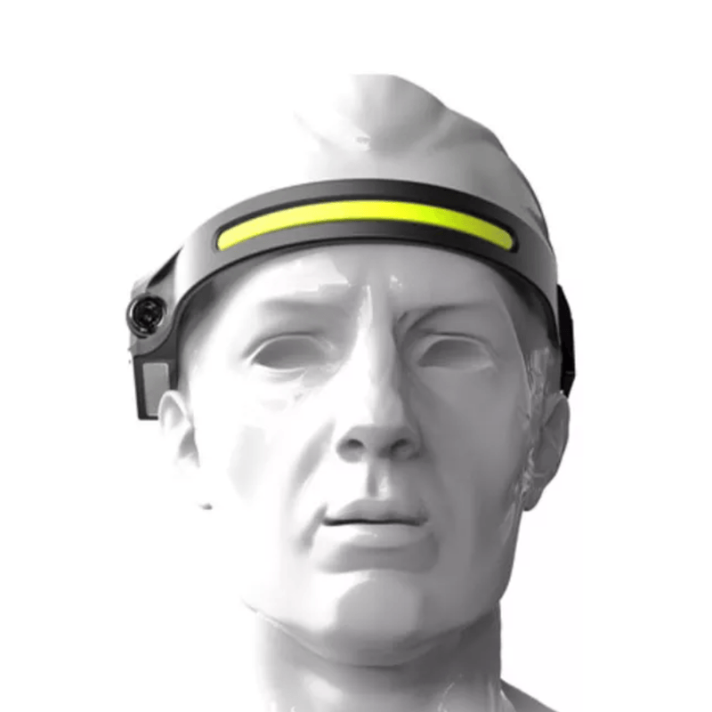 Sport si Outdoor - Camping - Articole solare camping - Lampi si lanterne camping - Lanterna de cap tip banda cu acumulator intern frontala si senzor de miscare JF 001 - Infinity.ro