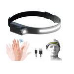 Sport si Outdoor - Camping - Articole solare camping - Lampi si lanterne camping - Lanterna de cap tip banda cu acumulator intern frontala si senzor de miscare JF 001 - Infinity.ro