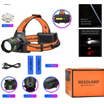 Casa si Gradina - Corpuri si surse de iluminat - Iluminat exterior - Lanterne - Lanterna de cap BL T203 profesionala cu incarcare USB - Infinity.ro