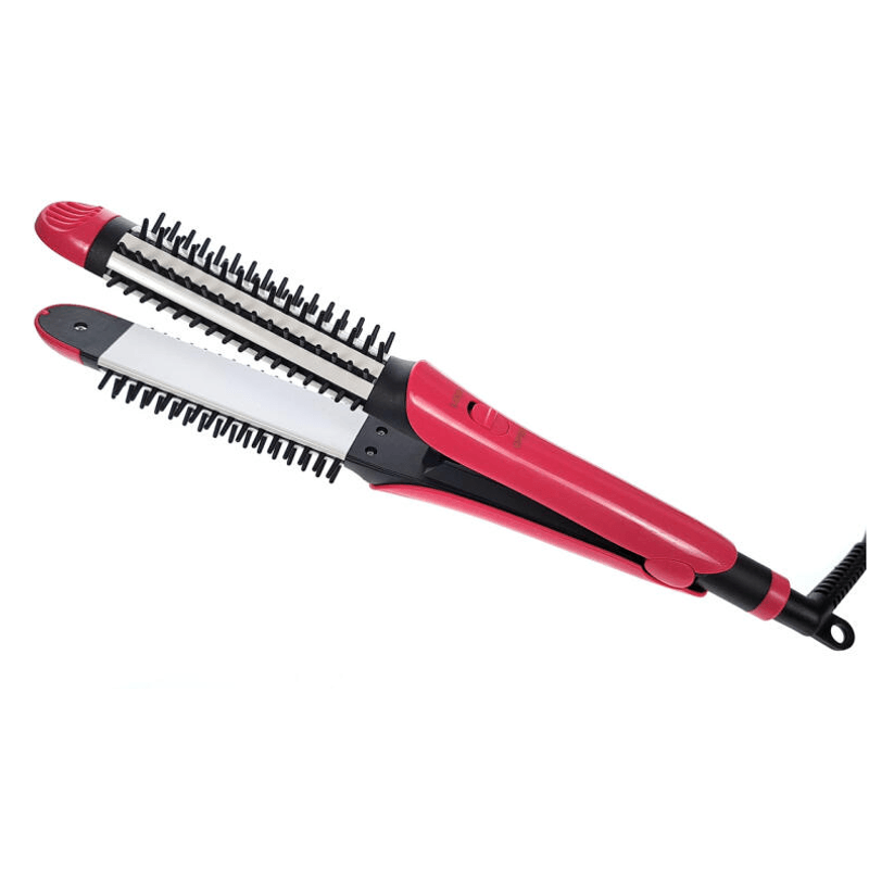 Ingrijire personala si Cosmetice - Aparate & accesorii ingrijire personala - Hair styling - Placi de indreptat parul - Ondulator profesional GW 7619 cu placa de indreptat parul 2 in 1 - Infinity.ro