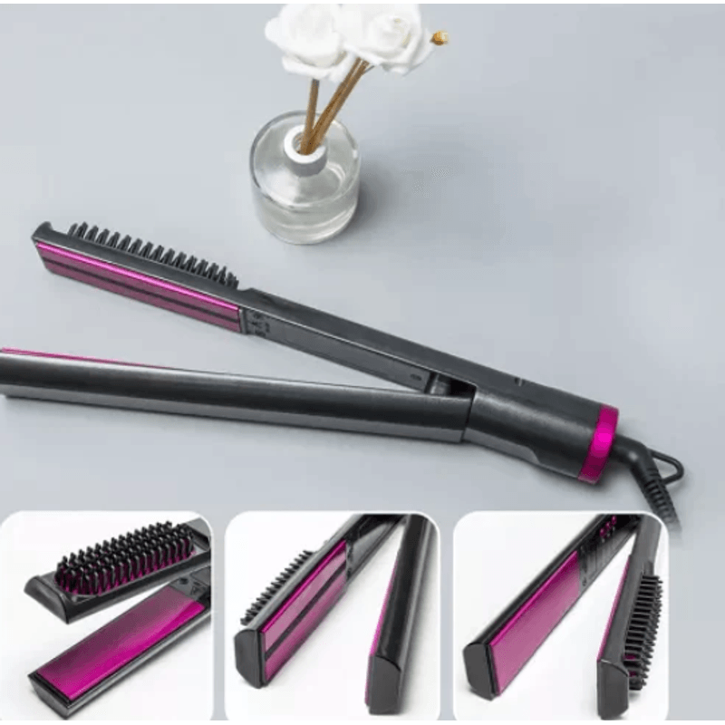 Ingrijire personala si Cosmetice - Aparate & accesorii ingrijire personala - Hair styling - Placi de indreptat parul - Placa De Par cu 3 Functii AO 50024 si Afisaj LCD putere 40W - Infinity.ro