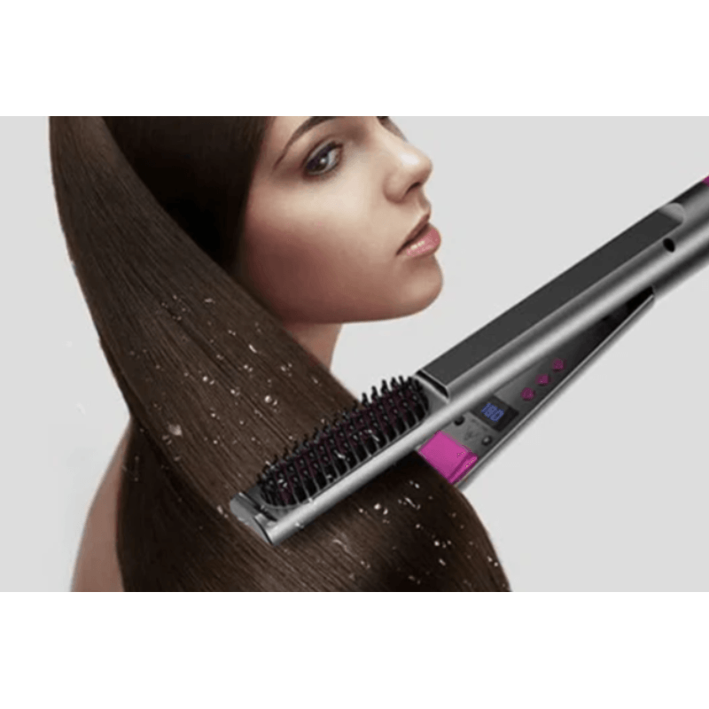 Ingrijire personala si Cosmetice - Aparate & accesorii ingrijire personala - Hair styling - Placi de indreptat parul - Placa De Par cu 3 Functii AO 50024 si Afisaj LCD putere 40W - Infinity.ro