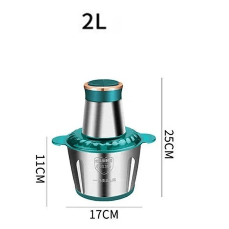 Electronice si Electrocasnice - Electrocasnice bucatarie - Mixere, tocatoare & roboti de bucatarie - Blendere si mini tocatoare - Blender/Tocator Electric Inox 2L 4 Lame Puternice SN 6001 - Infinity.ro