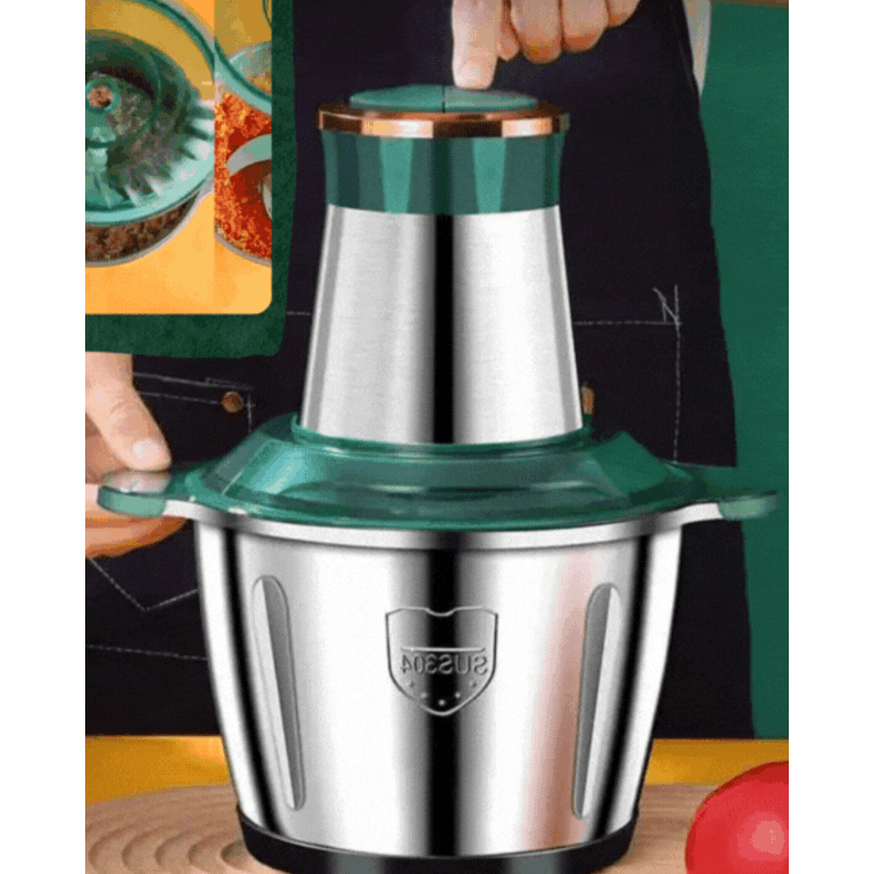 Electronice si Electrocasnice - Electrocasnice bucatarie - Mixere, tocatoare & roboti de bucatarie - Blendere si mini tocatoare - Blender/Tocator Electric Inox 2L 4 Lame Puternice SN 6001 - Infinity.ro