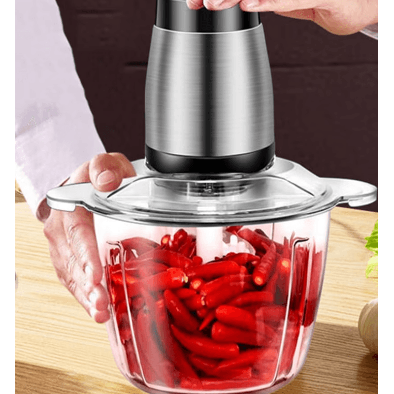 Electronice si Electrocasnice - Electrocasnice bucatarie - Mixere, tocatoare & roboti de bucatarie - Blendere si mini tocatoare - Blender/Tocator Electric Inox 2L 4 Lame Puternice SN 6001 - Infinity.ro