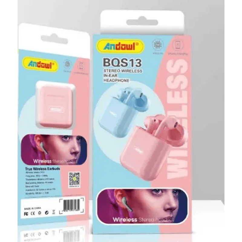 TV, Audio-Video si Foto - Portabile audio - Casti audio - Casti Wireless i12 Macaron TWS Andowl BQS13 - Infinity.ro