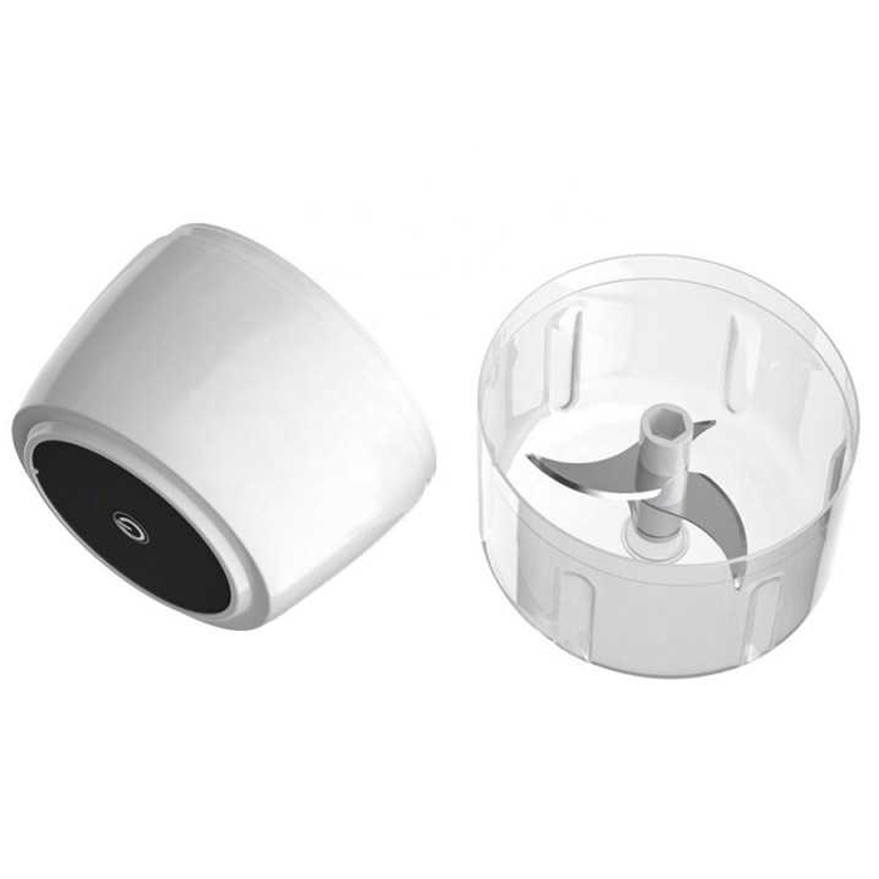 Electronice si Electrocasnice - Electrocasnice bucatarie - Mixere, tocatoare & roboti de bucatarie - Blendere si mini tocatoare - Mini Blender electric, 3 cutite, incarcare USB, tocator pentru legume 250 ML - Infinity.ro