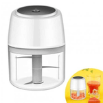 Electronice si Electrocasnice - Electrocasnice bucatarie - Mixere, tocatoare & roboti de bucatarie - Blendere si mini tocatoare - Mini Blender electric, 3 cutite, incarcare USB, tocator pentru legume 250 ML - Infinity.ro