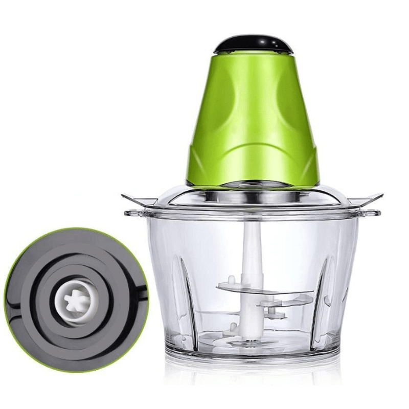 Electronice si Electrocasnice - Electrocasnice bucatarie - Mixere, tocatoare & roboti de bucatarie - Blendere si mini tocatoare - Tocator Electric Q JR841 Multifunctional 250W pentru Carne Fructe si Legume Capacitate 3L - Infinity.ro