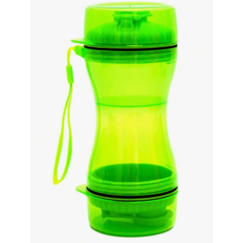 Petshop - Ingrijire si Igiena - Aparate de ingrijire - Alte aparate ingrijire animale - Sticla portabila de apa pentru animale de companie 2 in 1 - Infinity.ro