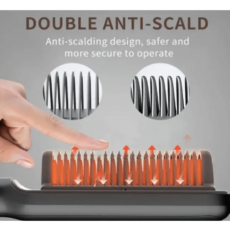 Ingrijire personala si Cosmetice - Aparate & accesorii ingrijire personala - Hair styling - Perii de par electrice - Perie electrica de indreptat parul din ceramica MZ 5807 - Infinity.ro