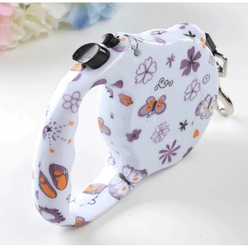 Petshop - Accesorii petshop - Zgarzi, lese si hamuri - Lese - Lesa automata pentru caini model colorat 3 metri - Infinity.ro