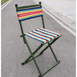 Sport si Outdoor - Camping - Mobilier pentru camping - Scaune camping - Scaun pliabil camping cu spatar Verde Mov - Infinity.ro